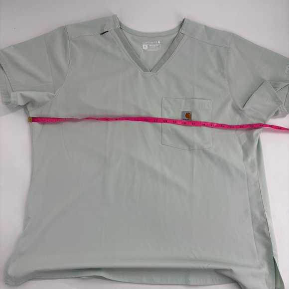 Carhartt Women’s Mint V-Neck Pocket Utility Top - Picture 5 of 7
